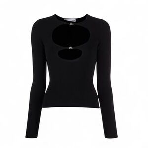 NWT ALEXANDER WANG cut-out long-sleeved top size small